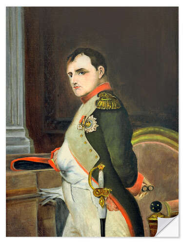 Selvklæbende plakat Portrait of Napoleon I Bonaparte