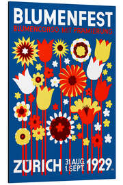 Magnettafel Blumenfest Zürich, 1929