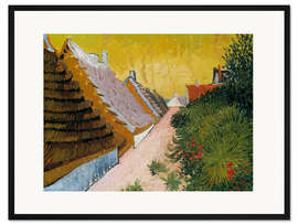 Gerahmter Kunstdruck Straße in Saintes-Maries, 1888