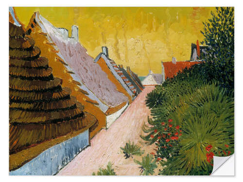 Wall sticker Road in Saintes-Maries, 1888