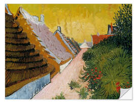 Wall sticker Road in Saintes-Maries, 1888