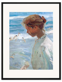 Gerahmter Kunstdruck Rosa oder Kopf einer Fischerin, 1909