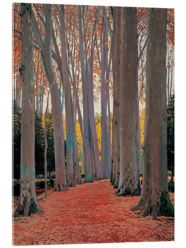 Acrylic print Avenue of Plane Trees, 1916