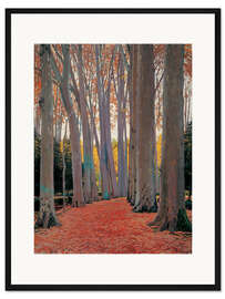 Gerahmter Kunstdruck Platanenallee, 1916