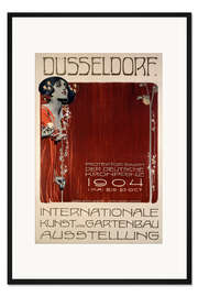 Gerahmter Kunstdruck Internationale Kunst– u. Gartenbauausstellg, 1904