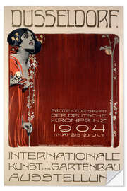 Wandsticker Internationale Kunst– u. Gartenbauausstellg, 1904