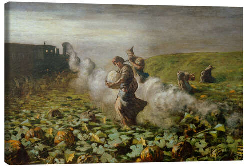 Lærredsbillede The Pumpkin Harvest, 1884