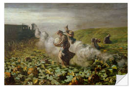 Vinilo para la pared The Pumpkin Harvest, 1884