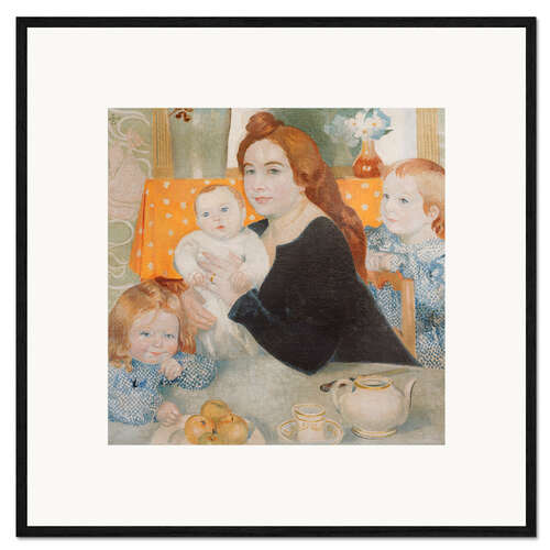 Plakat artystyczny premium w ramie Portrait of a Family, 1902
