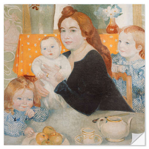 Naklejka na ścianę Portrait of a Family, 1902