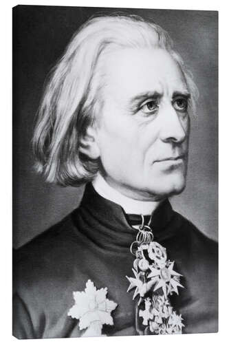 Canvas print Franz Liszt