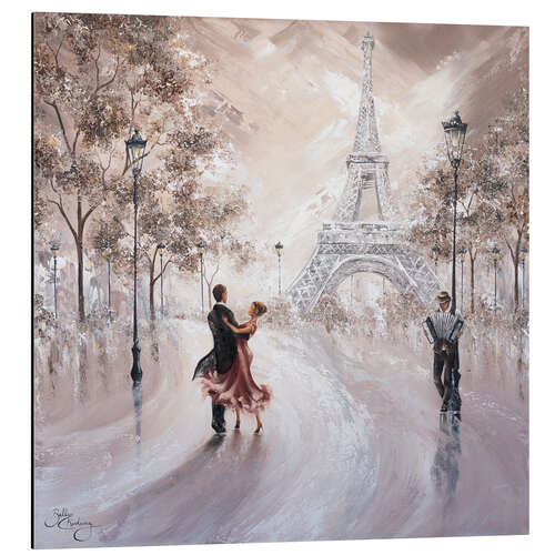 Quadro em alumínio Only Us, Dancing in Paris