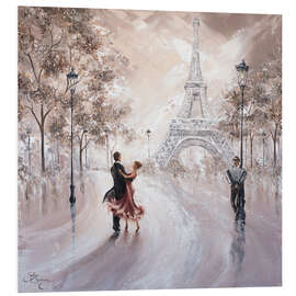 Stampa su PVC Only Us, Dancing in Paris