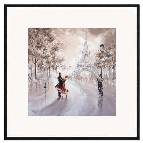 Framed art print Only Us, Dancing in Paris