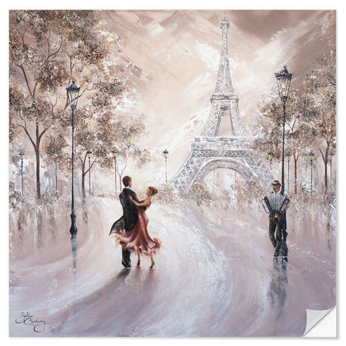 Adesivo murale Only Us, Dancing in Paris
