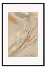 Gerahmter Kunstdruck Dreamweaver, weiblicher Akt