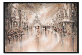 Gerahmter Kunstdruck Harmonie, Pariser Flair