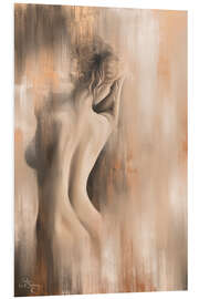 Foam board print Immersed, female nude II