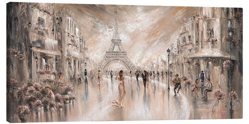 Canvas print Harmony, Paris Flair (Panorama)