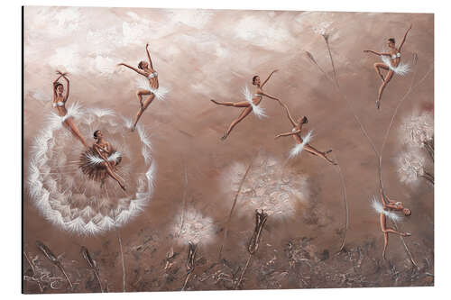 Aluminium print Dance of the Dandelions