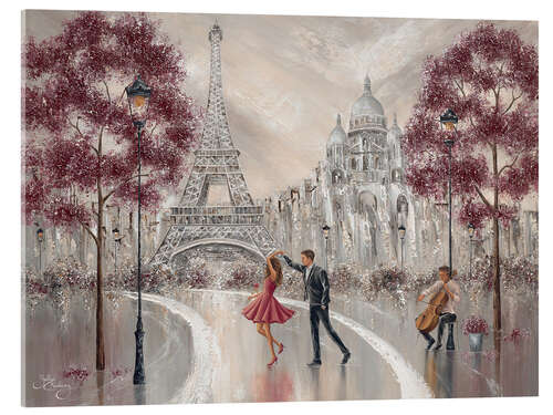 Tableau en verre acrylique Twirl, Paris Dance I