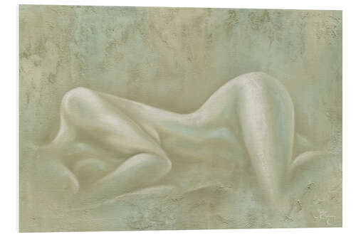 Quadro em PVC Regenerate Emerald, female nude