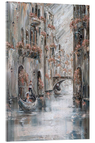 Acrylglasbild Kanalfahrt, Venedig Charme