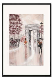 Gerahmter Kunstdruck Blickfang, Pariser Flair I