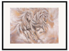 Gerahmter Kunstdruck Grenzenlose Pferde
