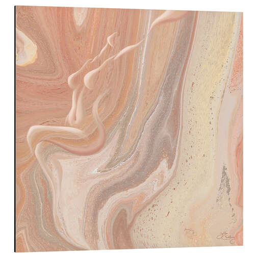 Tableau en aluminium Feminine Glow