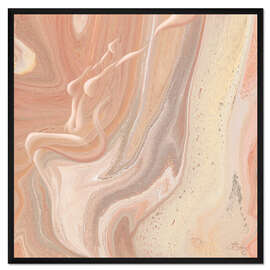 Gerahmter Kunstdruck Femininer Glanz