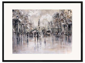 Framed art print Elizabeth Street, Melbourne Vibes