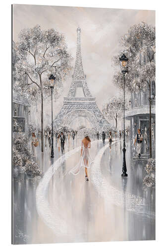 Gallery print Woman at the Eiffel Tower, Paris Flair I