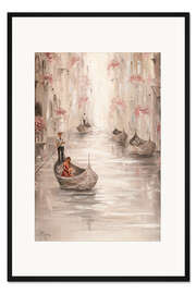 Gerahmter Kunstdruck Soul Ventures, Venedig-Kanal