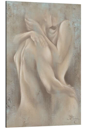 Tableau en aluminium Ignite, couple nude