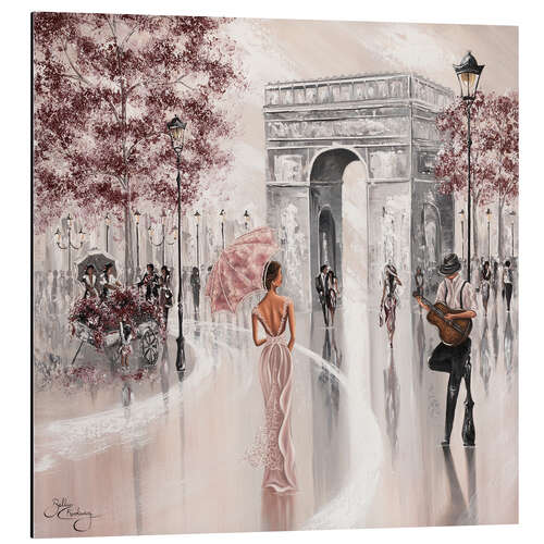 Tableau en aluminium Glimpse, Paris Flair II