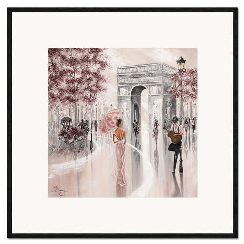Gerahmter Kunstdruck Blickfang, Pariser Flair II