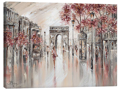 Canvas print Beautiful Paris Street Scene