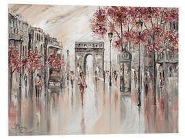 Stampa su PVC Beautiful Paris Street Scene