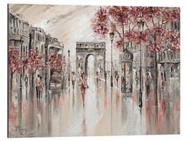 Magnettafel Wunderschöne Pariser Straßenszene