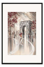 Gerahmter Kunstdruck Elegant in Paris