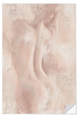 Selvklebende plakat Immersed, female nude I