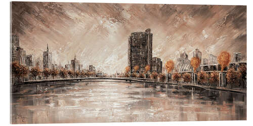 Acrylglas print Yarra River, Melbourne Vibes