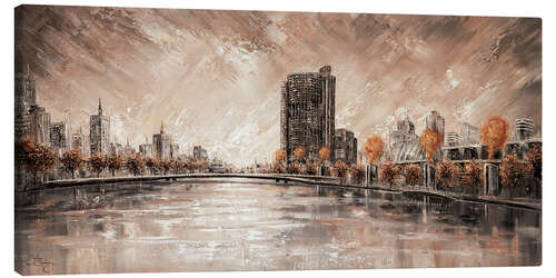 Canvas print Yarra River, Melbourne Vibes