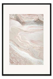 Gerahmter Kunstdruck Süßer Marshmallow, weiblicher Akt I