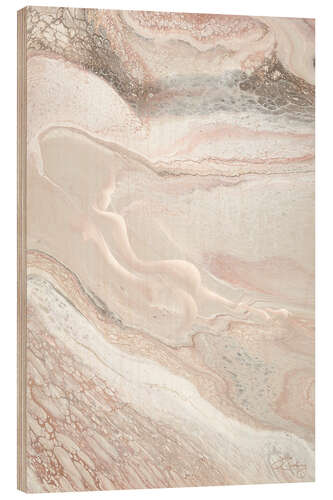 Tableau en bois Sweet Marshmallow, female nude I