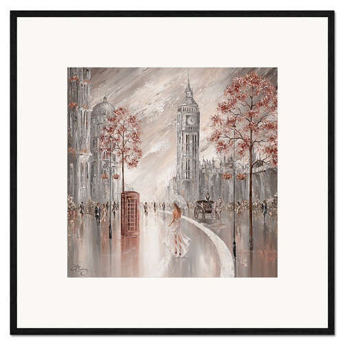 Gerahmter Kunstdruck Sanfte Brise am Big Ben, London II