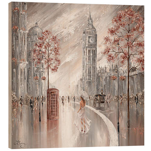 Wood print Gentle Breeze at Big Ben, London II