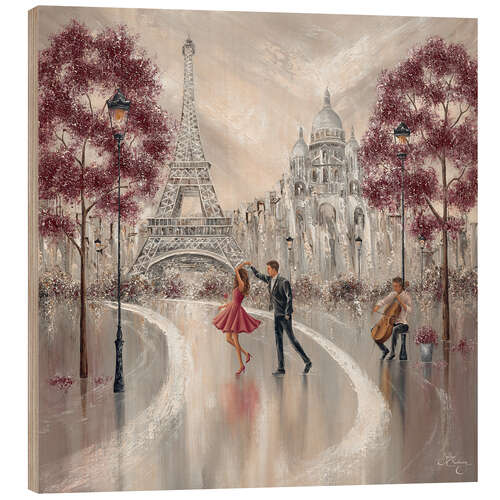 Stampa su legno Twirl, Paris Dance II