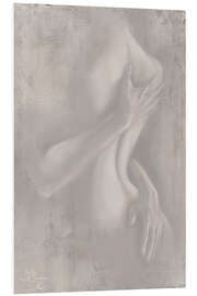 Foam board print Emerge, couple nude